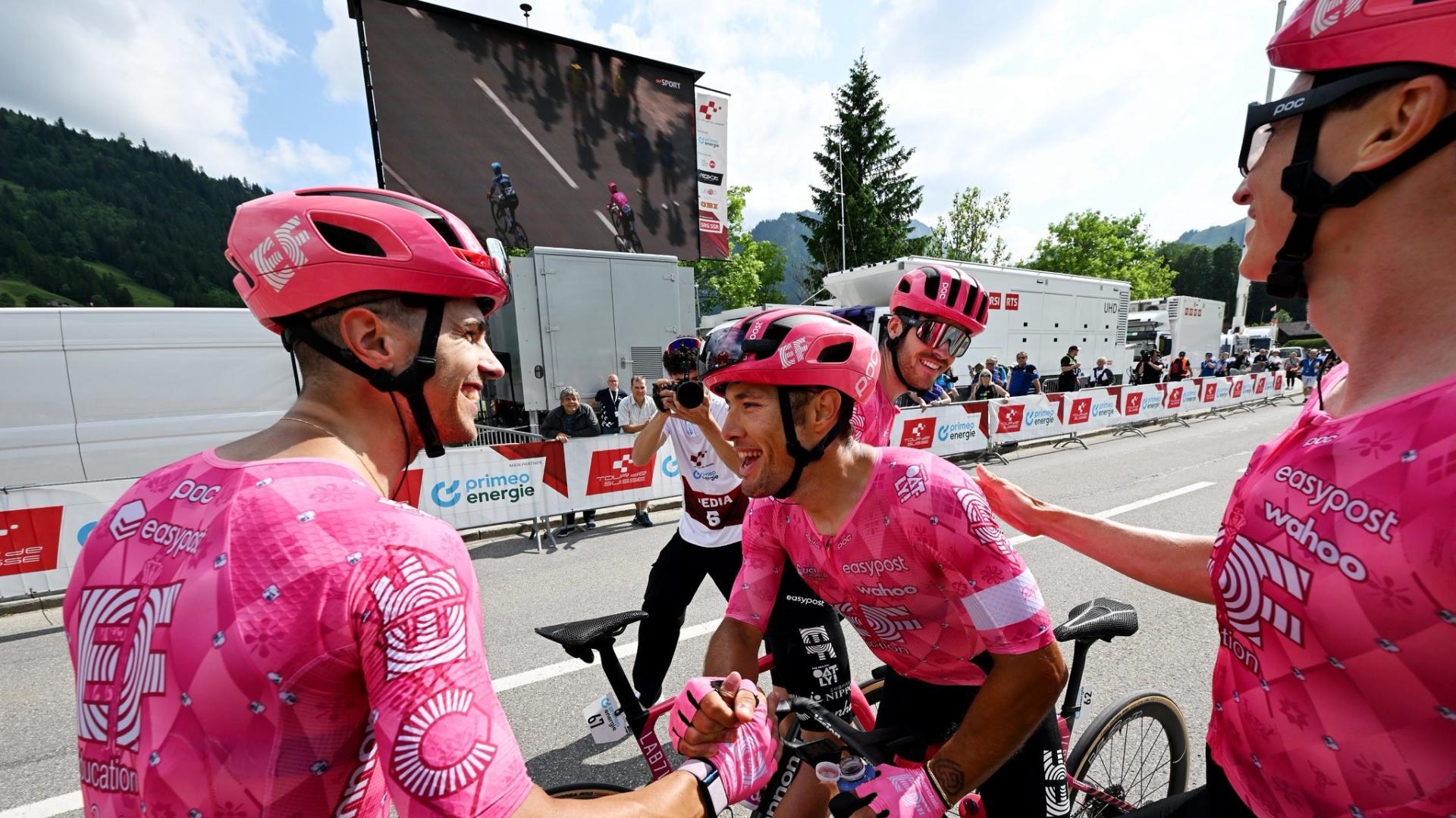 První vítězství ve World Tour! Vinzenzo Albanese kraloval ve druhé etapě Okolo Švýcarska