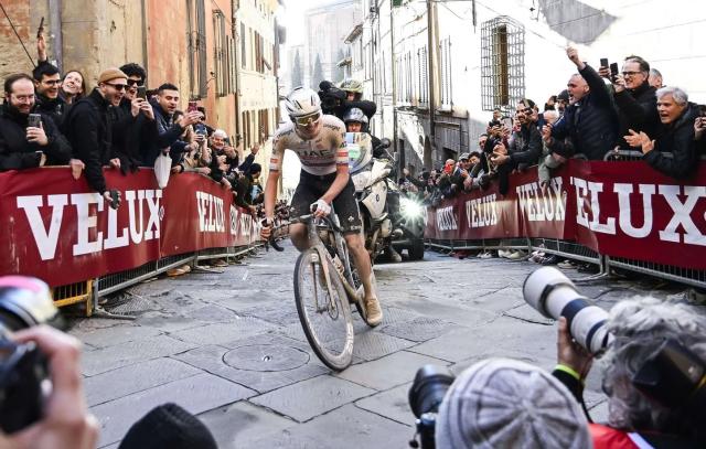 Takhle to vypadá když na Strade útočí Pogačar! Uvidíme za týden podobný obrázek? / Zdroj: 20 Minute